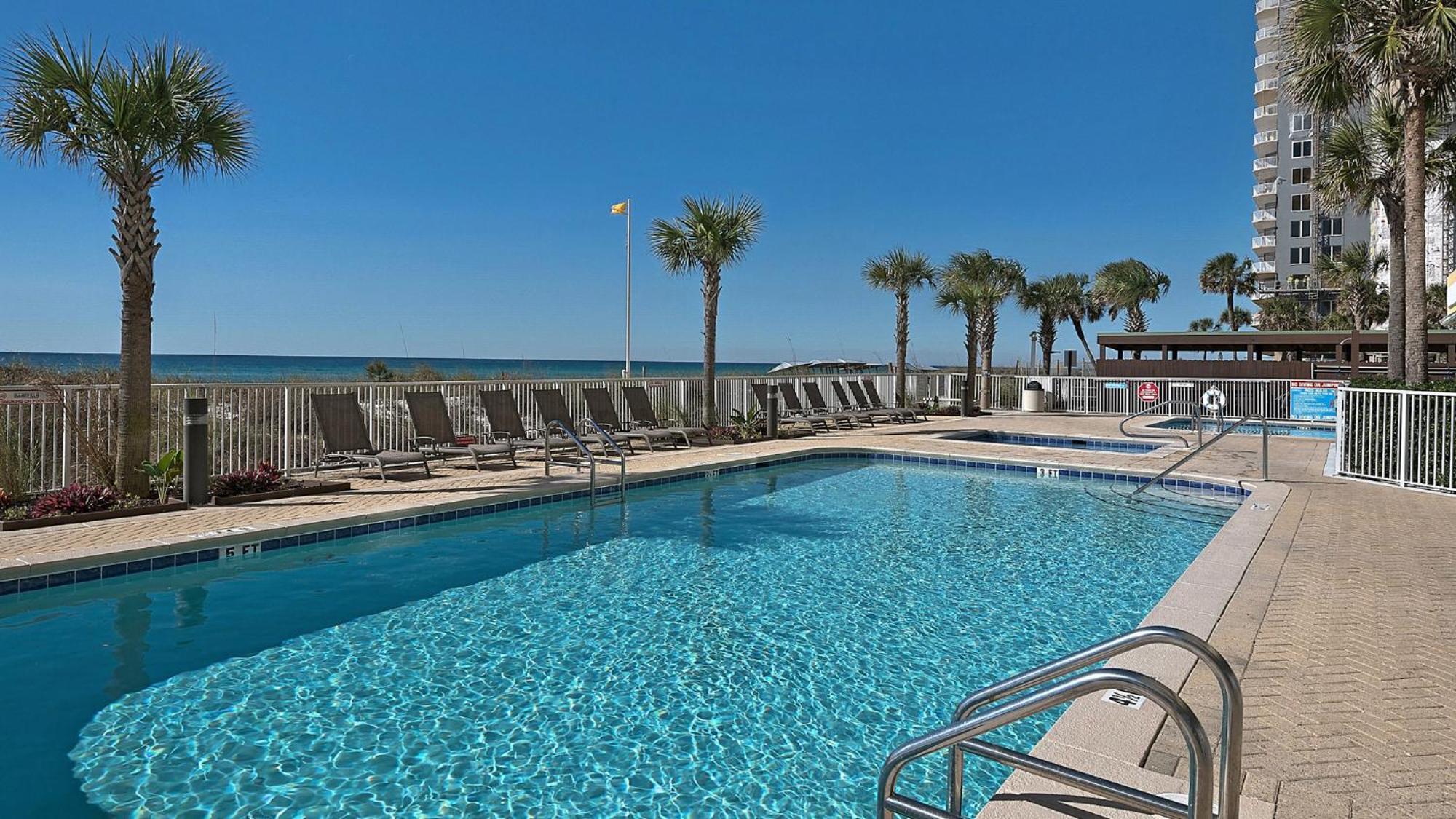 Parking Included-Beachfront 2Bd Ocean Villa! Gorgeous Amenities, Private Complex Panama City Beach Dış mekan fotoğraf