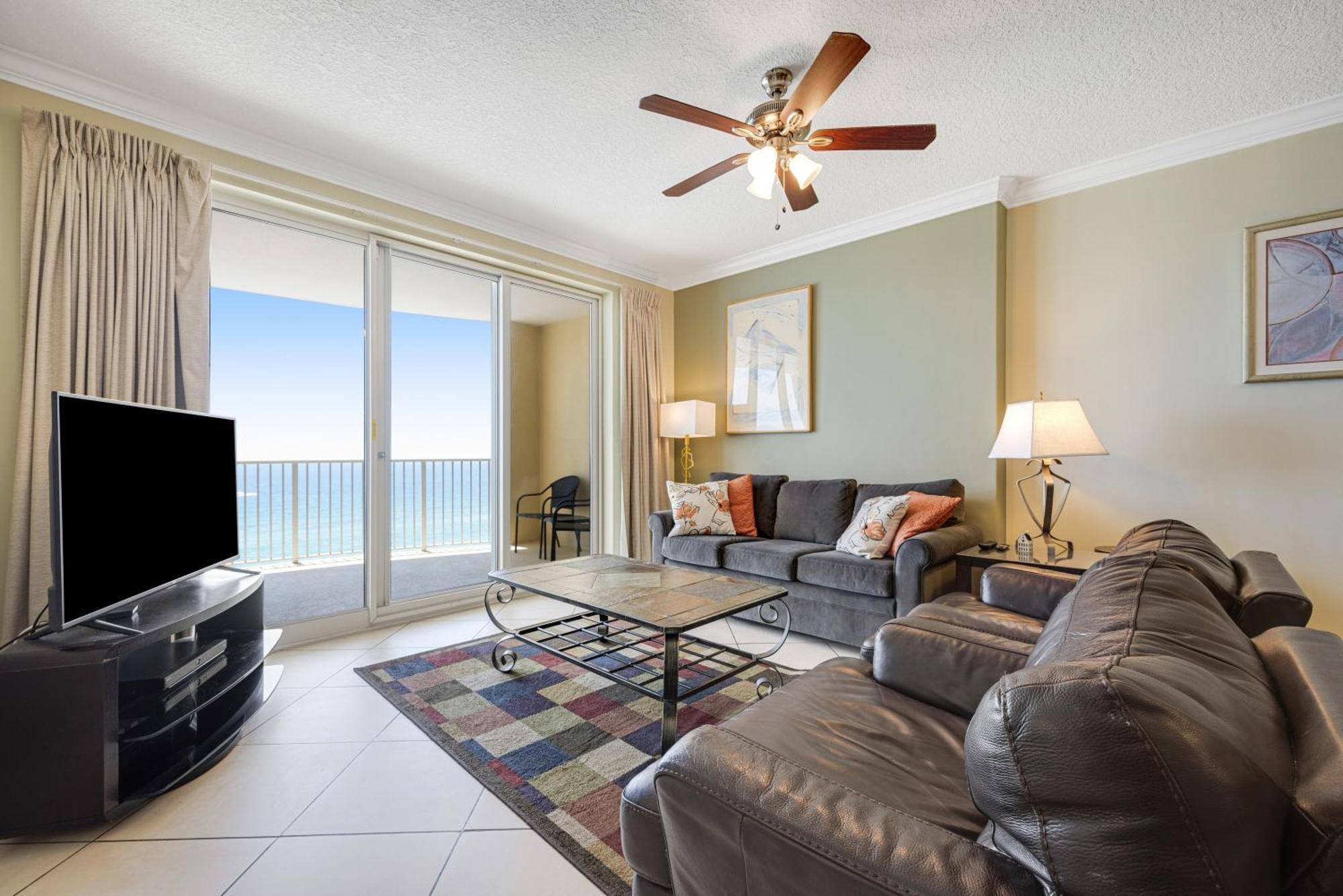 Parking Included-Beachfront 2Bd Ocean Villa! Gorgeous Amenities, Private Complex Panama City Beach Dış mekan fotoğraf