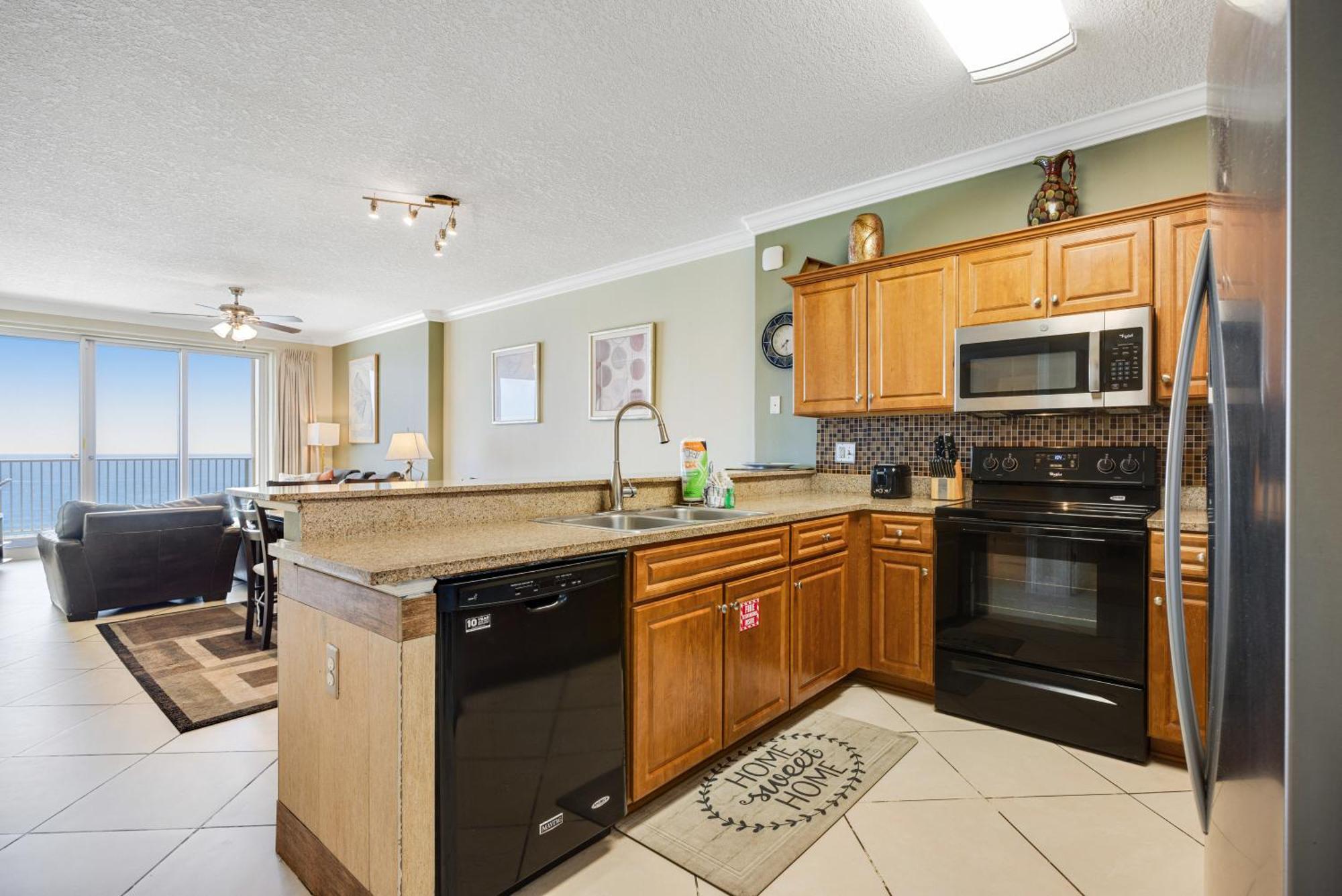 Parking Included-Beachfront 2Bd Ocean Villa! Gorgeous Amenities, Private Complex Panama City Beach Dış mekan fotoğraf