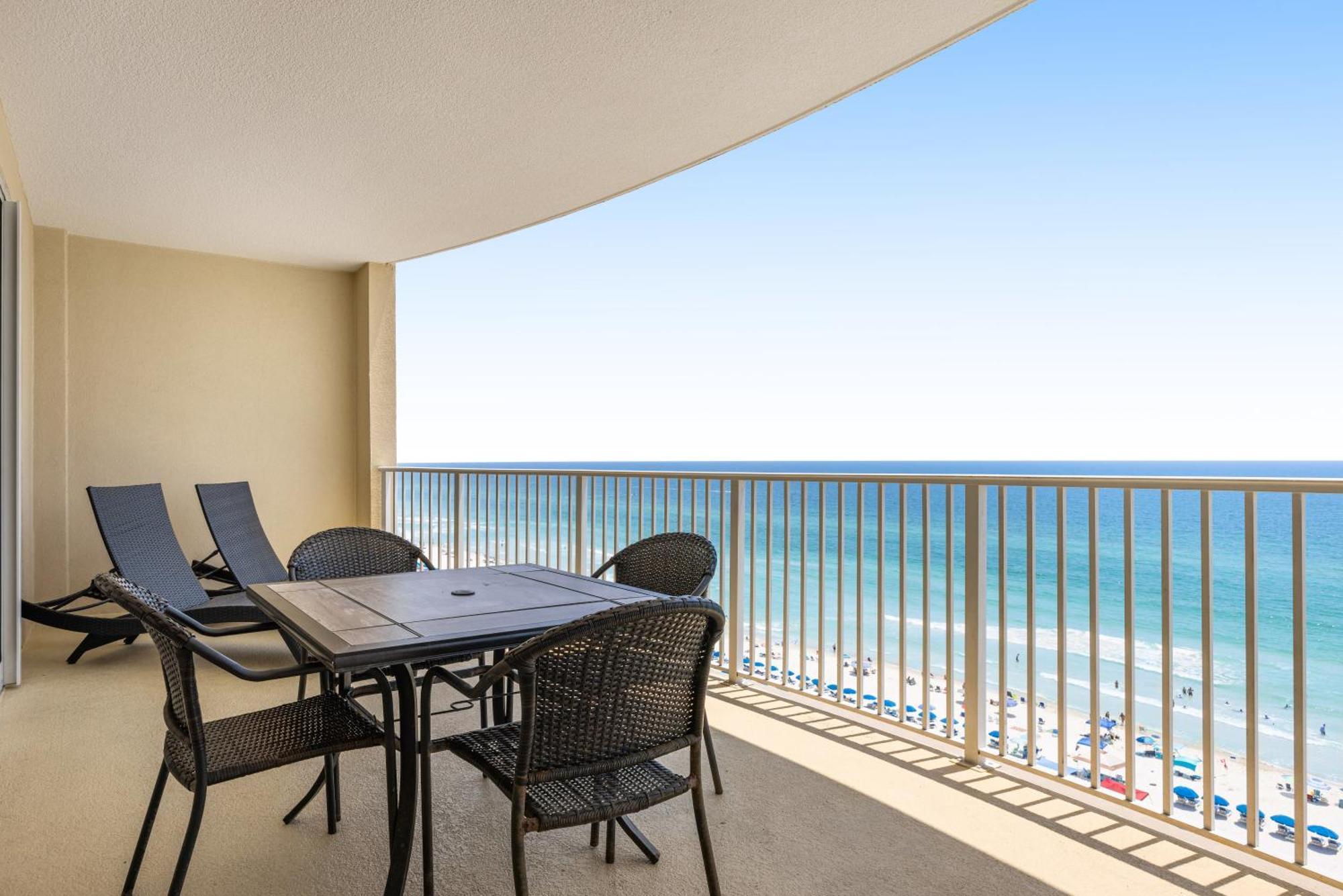 Parking Included-Beachfront 2Bd Ocean Villa! Gorgeous Amenities, Private Complex Panama City Beach Dış mekan fotoğraf