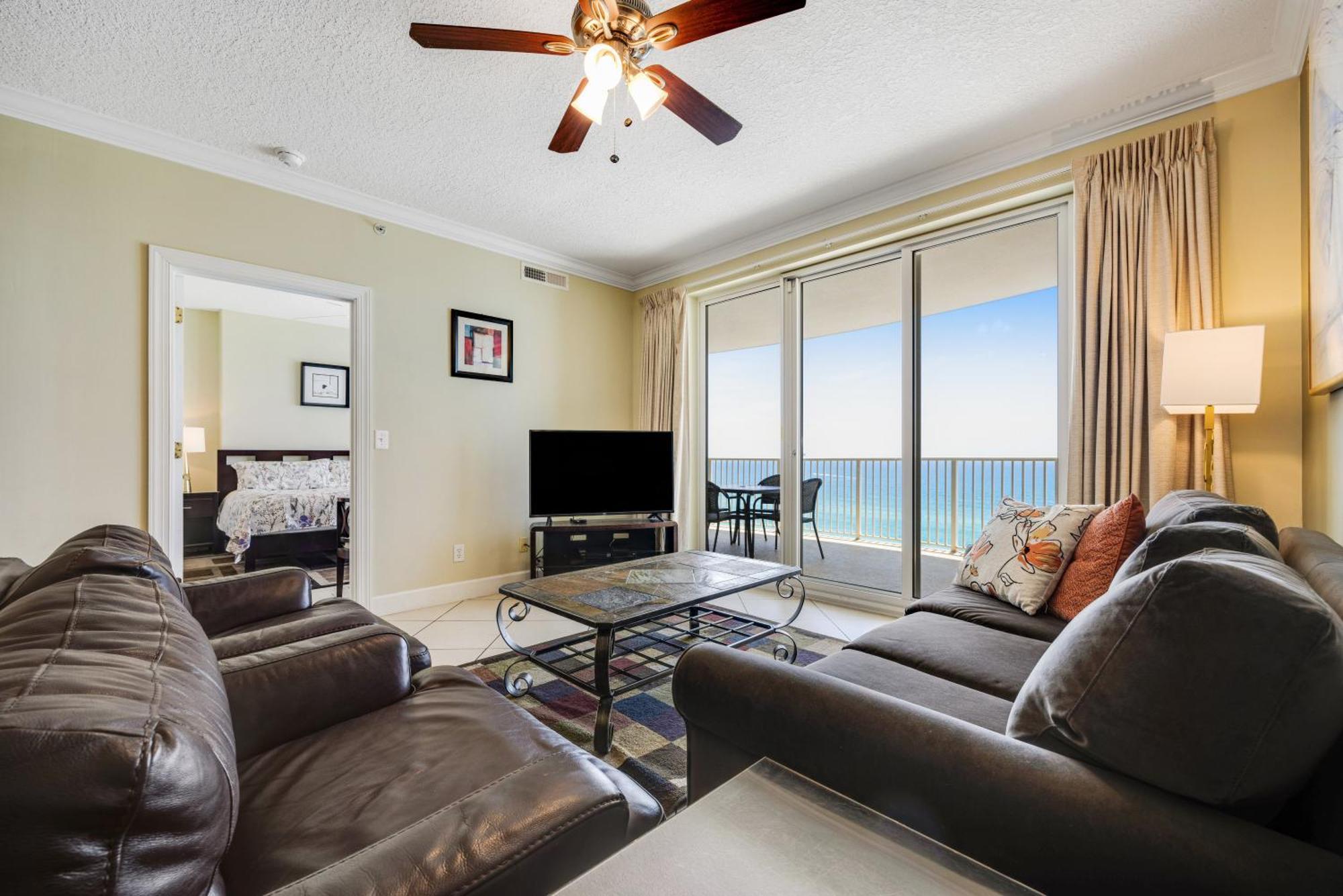 Parking Included-Beachfront 2Bd Ocean Villa! Gorgeous Amenities, Private Complex Panama City Beach Dış mekan fotoğraf